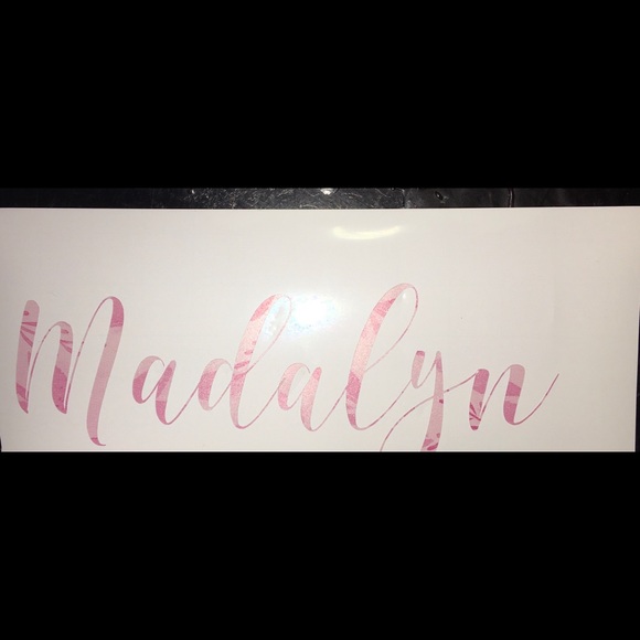 Customs Name Car Decals - Picture 2 of 2